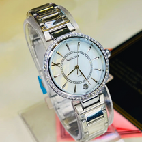 Westchi Silver White Dial Watch